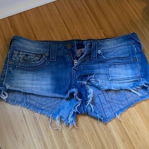 True religion Jean shorts